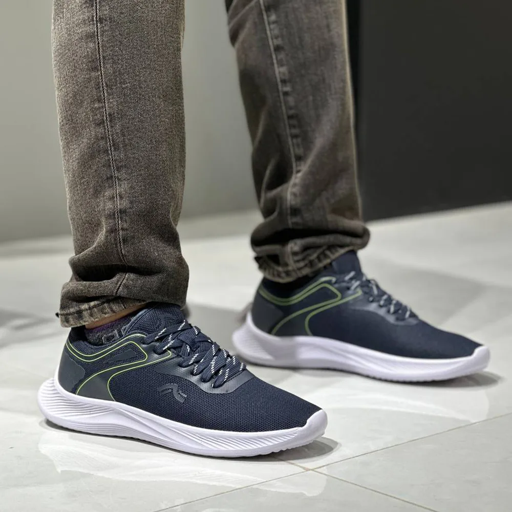 Crivit Running Shoes Mesh Sneakers for Men-Navy Blue