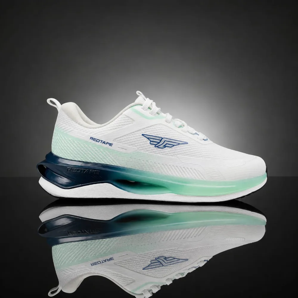 Redtape Classic Sea Green Sneakers For Man