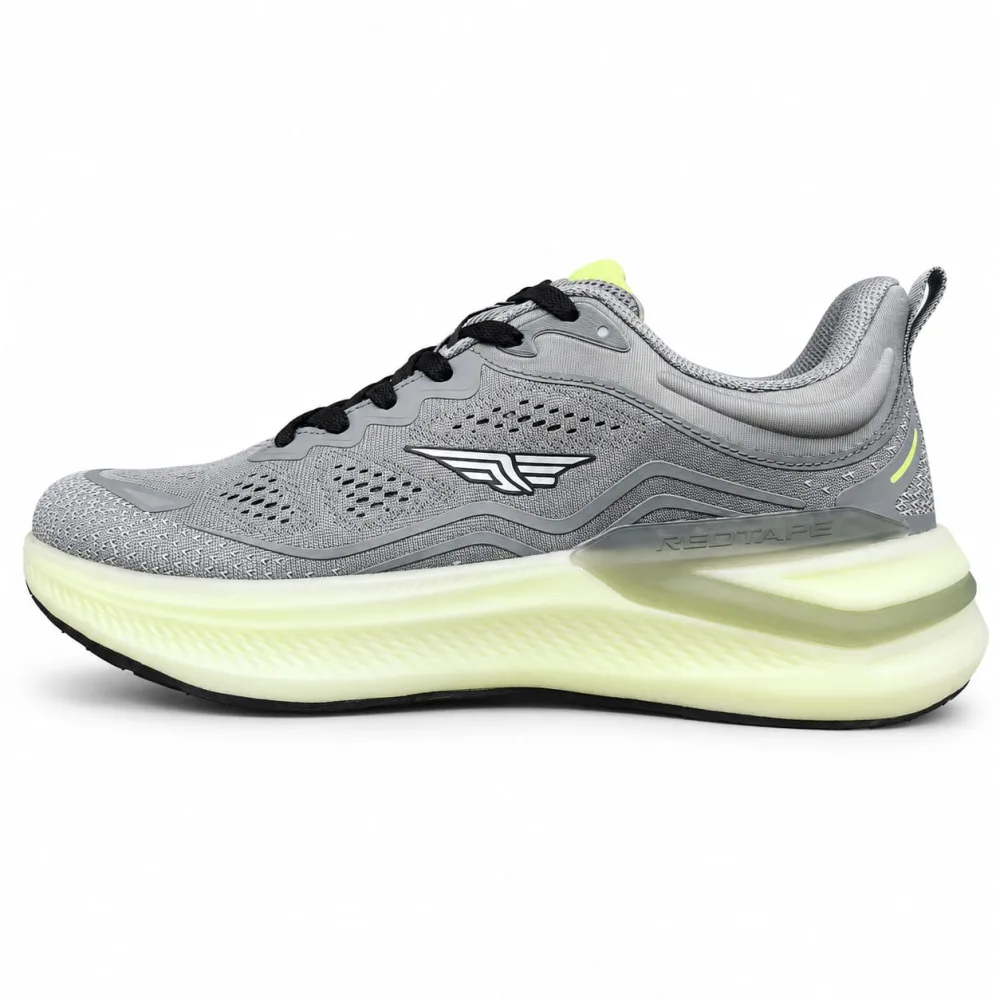 Redtape Super Premium Running Shoes For Man-Gray