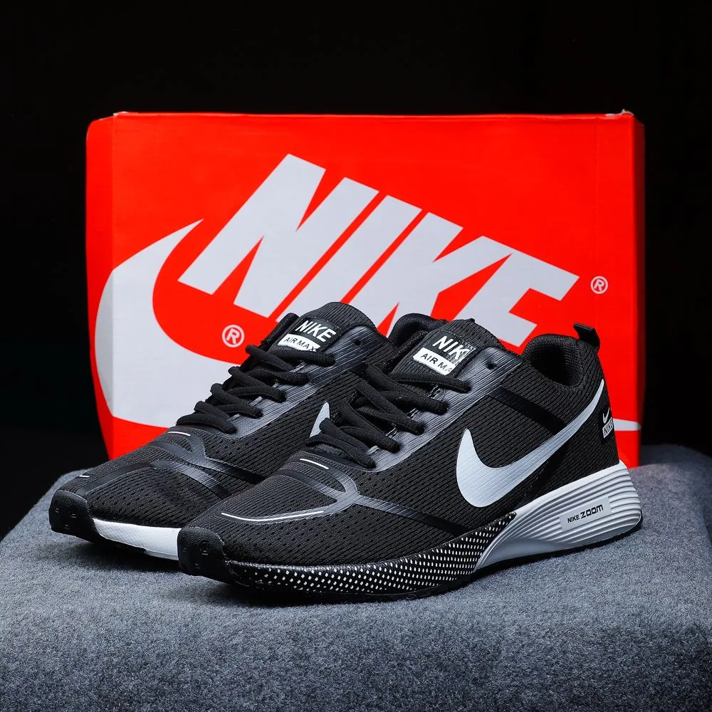 Nike Zoom Sneakers Sports Shoe For Men-Black