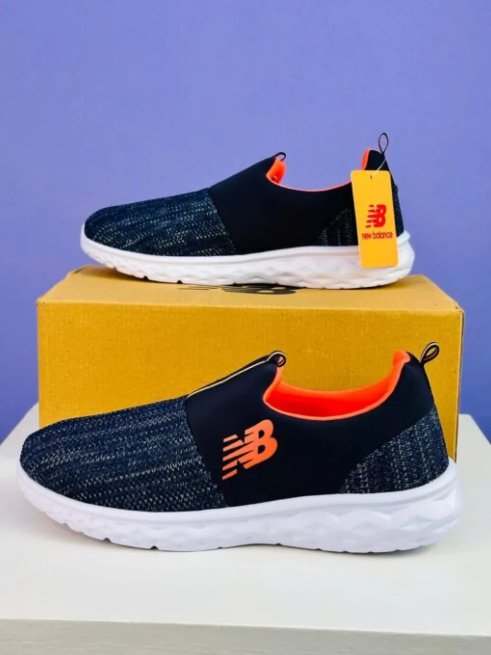 New Balance Lace Free Sneakers | Navy Edition
