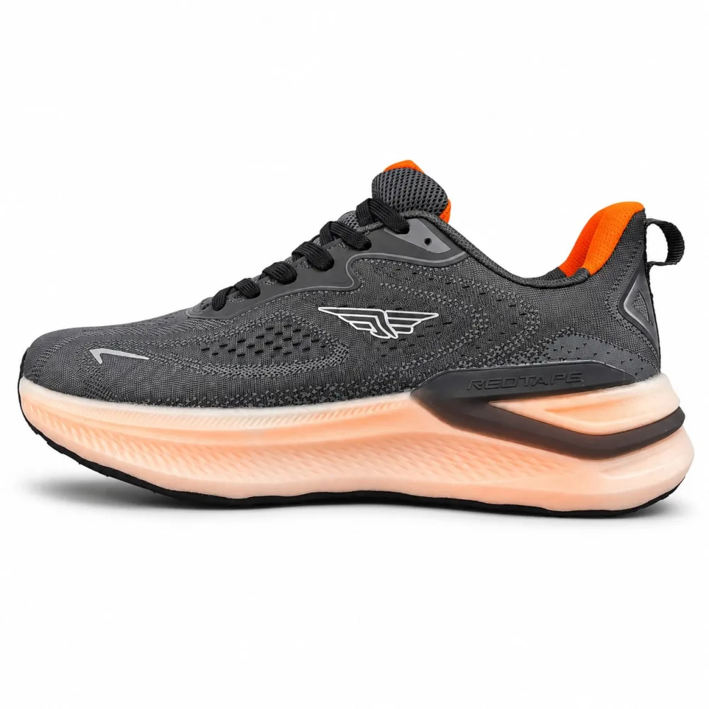 Redtape Super Premium Running Shoes For Man-Deep Gray