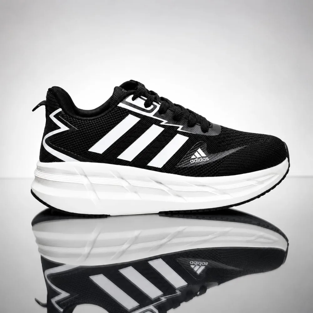 Adidas Running performance premium inspired Shoes For Man-Black